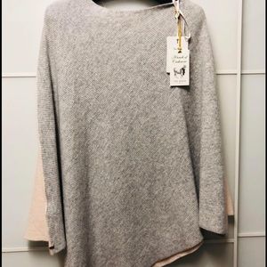 BNWT Ted Baker colour block poncho baby pink size 4 medium